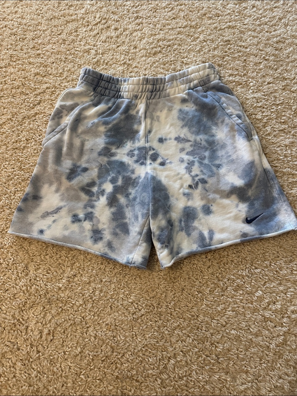 Boys tie-dye Nike shorts, size medium
